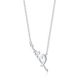 MABELLA 925 Sterling Silver Necklace for Women- Cute Arrow Love Necklace for  Girls- Classy Silver Heart Pendant Necklace for Girlfriend- 16 to 18 Inch Womens Necklace Gifts for Birthday, Anniversary