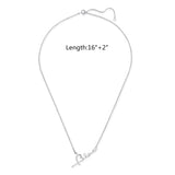 MABELLA 925 Sterling Silver Necklace for Women- Cute Arrow Love Necklace for  Girls- Classy Silver Heart Pendant Necklace for Girlfriend- 16 to 18 Inch Womens Necklace Gifts for Birthday, Anniversary