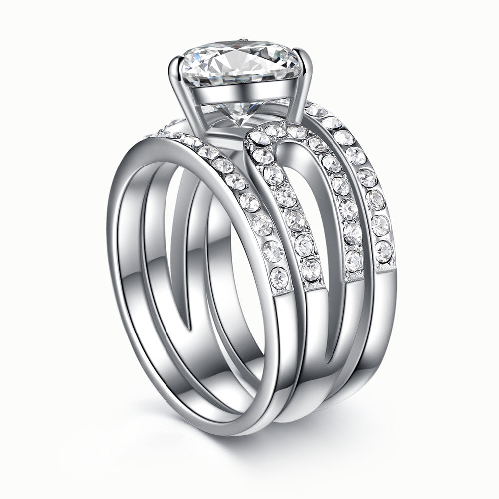 Cz Wedding Rings for Women Cheap Engagement Rings Cubic Zirnoia
