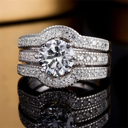 MABELLA His & Hers Wedding Ring Set