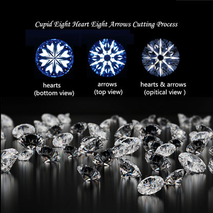 MABELLA Sterling Silver Princess Cut CZ Engagement Ring Wedding Band Set For Women