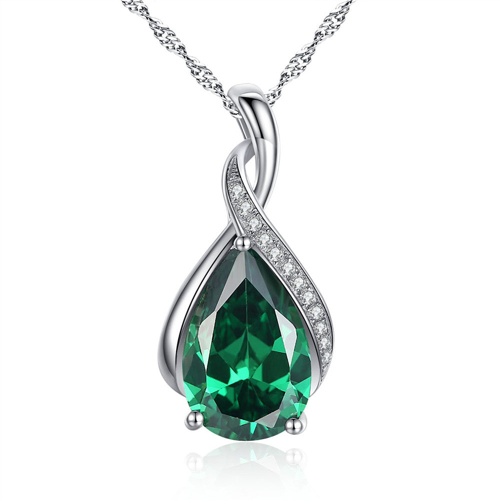 MABELLA 925 Sterling Silver Birthstone Pendant Necklace Jewelry,Gifts for Women