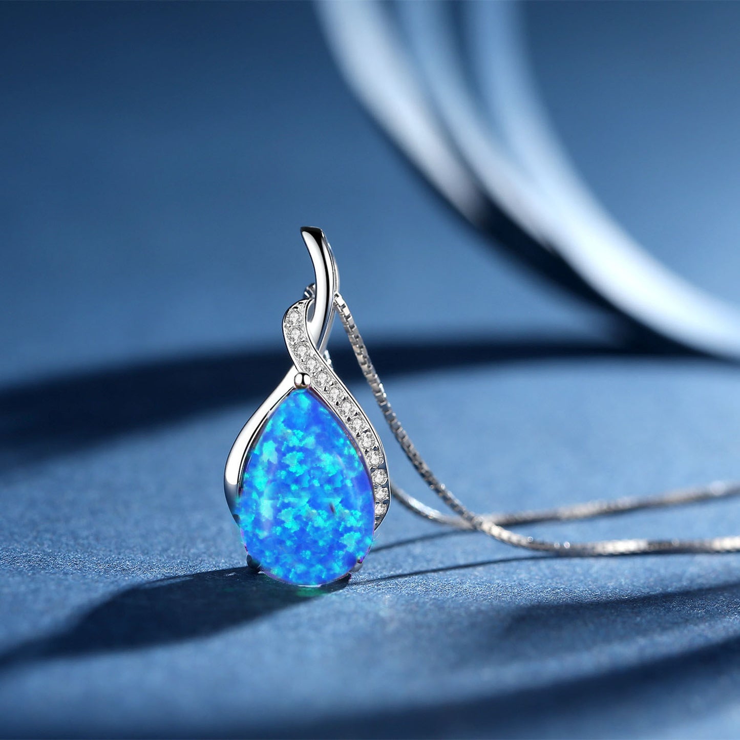 MABELLA 925 Sterling Silver Birthstone Pendant Necklace Jewelry,Gifts for Women