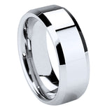 MABELLA Couples Rings Her CZ Sterling Silver Engagement Wedding Ring Sets His Stainless Steel Bands