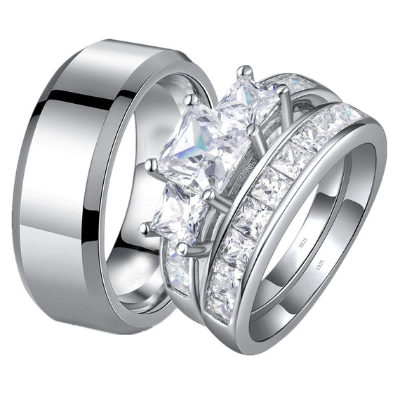 18K Platinum Simulated Diamond Mens Wedding Ring Fashionable Silver  Gemstone Wedding Rings Engagement Jewelry From Niceclothingstore, $3.23 |  DHgate.Com